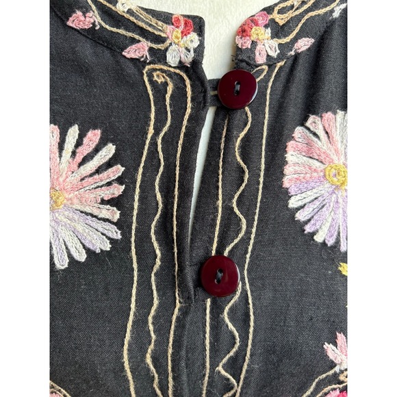 Vermont Country Store Embroidered Floral Cottagecore Boho Cardigan Jacket - M - Picture 8 of 10
